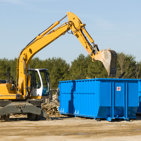 can i choose the location where the residential dumpster will be placed in Edison Washington